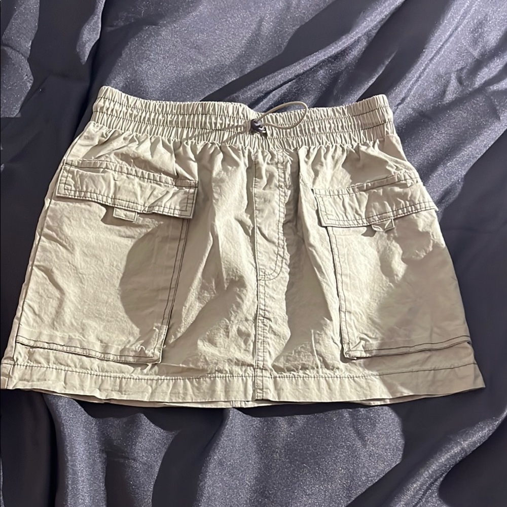 Wild Fable Olive Cargo Skirt